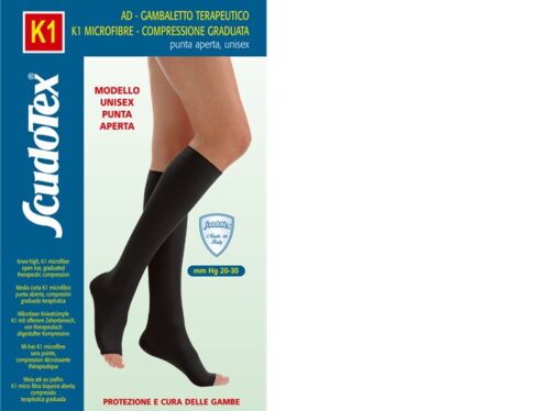 Põlvikud avatud pöiaga SCUDOTEX K1 20-30mmHg