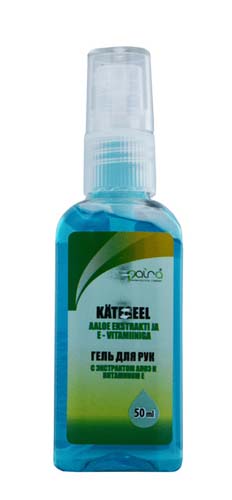 Kätegeel aaloe ja E-vit 50ml