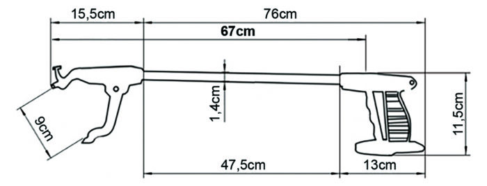 Haarats magneetiga 67 cm - Image 2