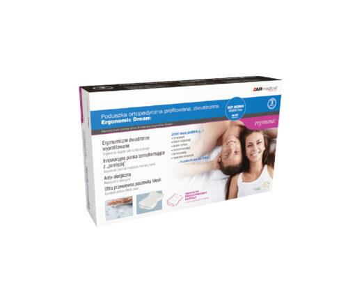 Kahepoolne ortopeediline padi mälu efektiga ERGONOMIC DREAM MFP-5433EP