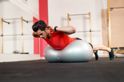 Võimlemispall PEANUT ABS GYM QMED