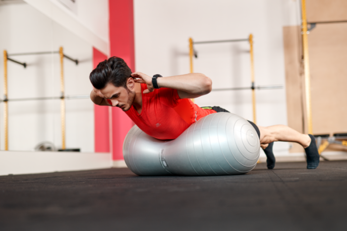 Võimlemispall PEANUT ABS GYM QMED