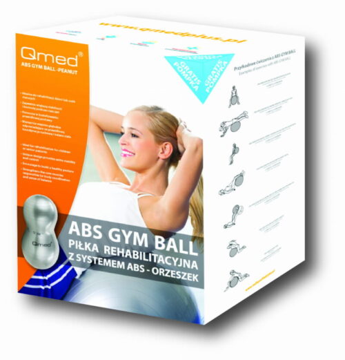 Võimlemispall PEANUT ABS GYM QMED