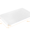 Hingav ortopeediline padi lastele Qmed 50x30x5,5 cm