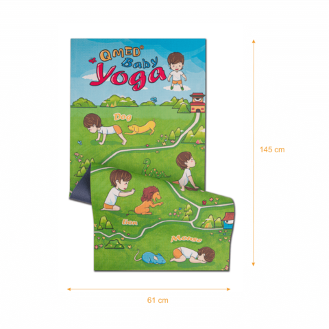 QMED BABY YOGA võimlemismatt lastele