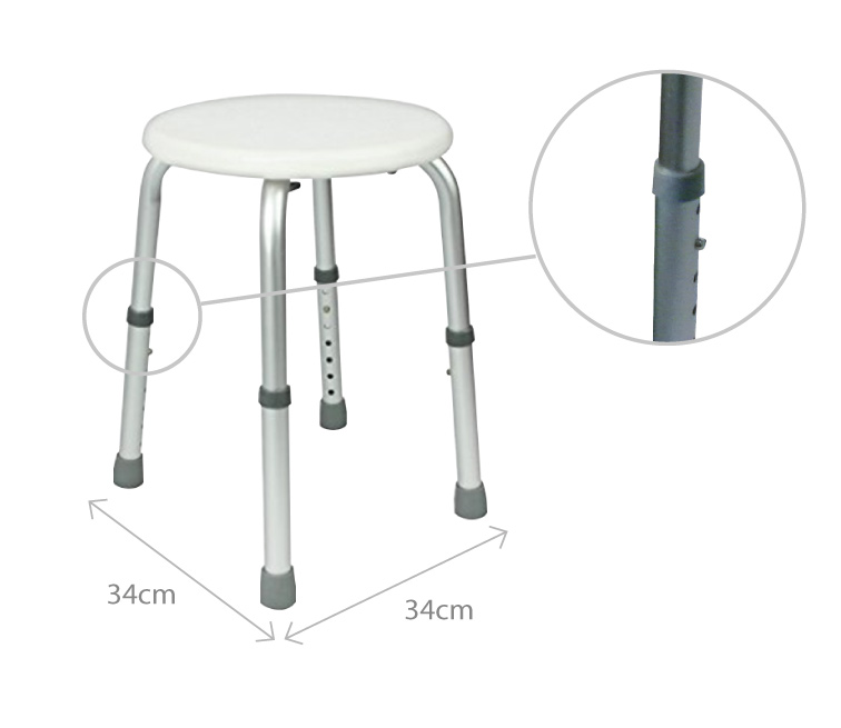 Круглый табурет для душа AR-201