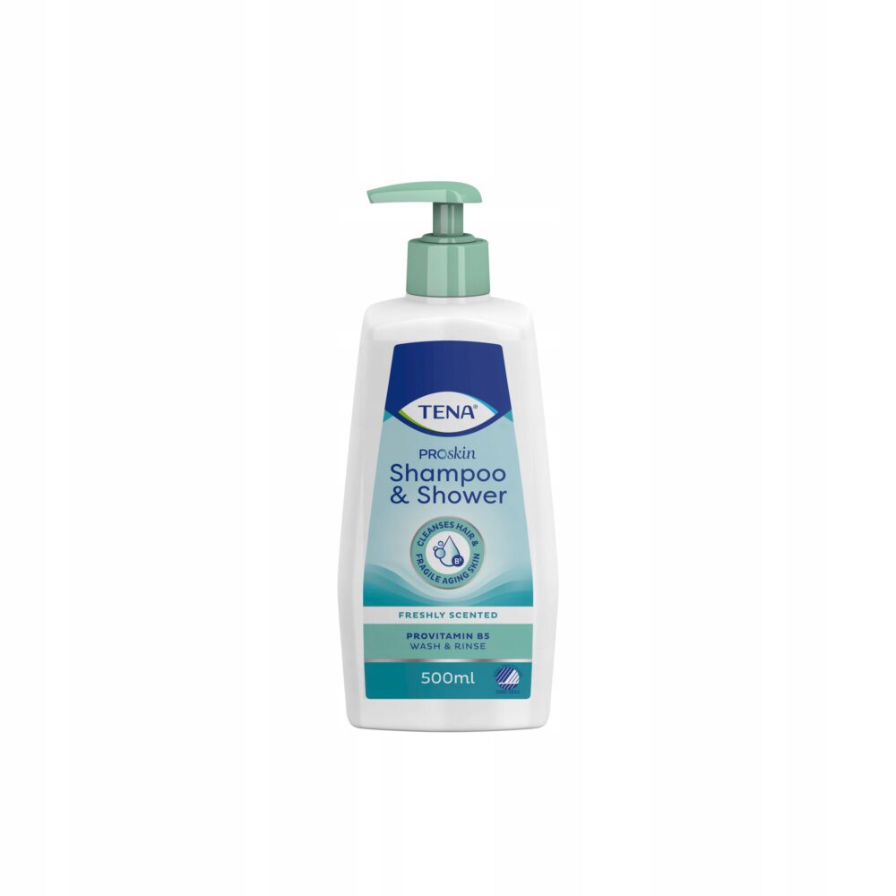 Šampoon-dušigeel TENA ProSkin Shampoo & Shower 500ml