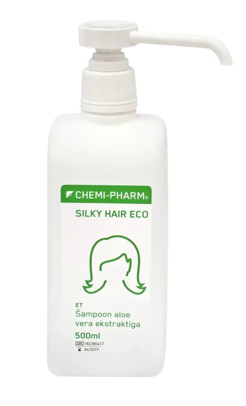 CHEMIPHARM SILKY HAIR ECO 500 ML Sampoon aloe vera ekstraktiga