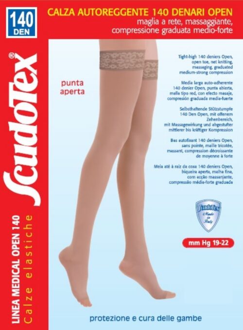 Sukad avatud varbaosaga 19-22 mmHg 140DEN S589