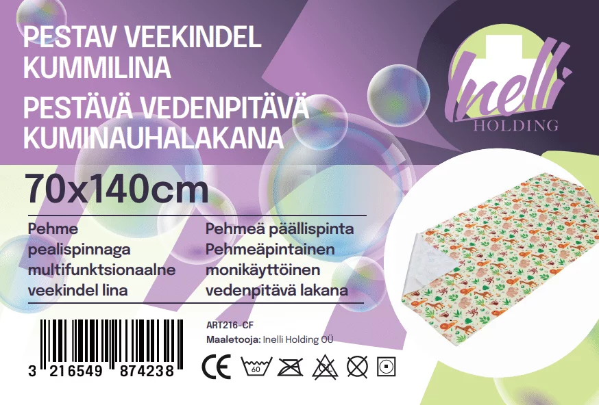 Pestav kummilina 70×140 cm